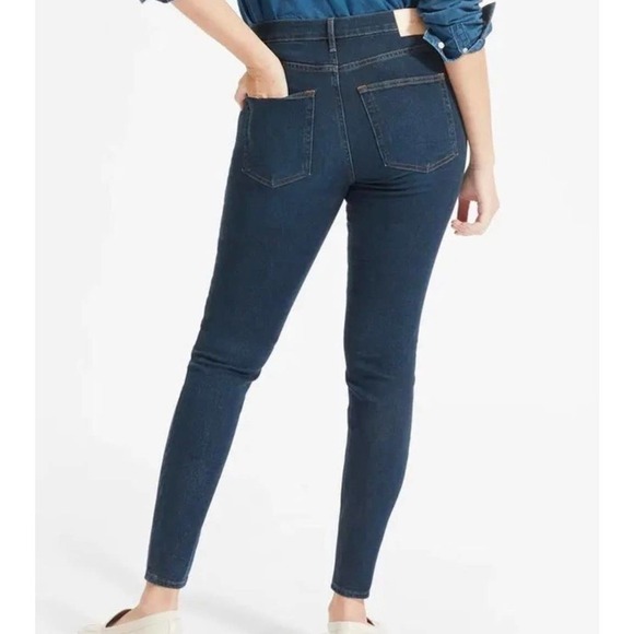 Everlane Mid Rise Medium Wash Skinny Ankle Jeans | 23 Regular - Picture 2 of 11